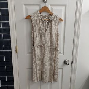 H&M Tan &Black Summer babydoll dress Sz.6